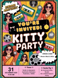Invitation For Kitty Party