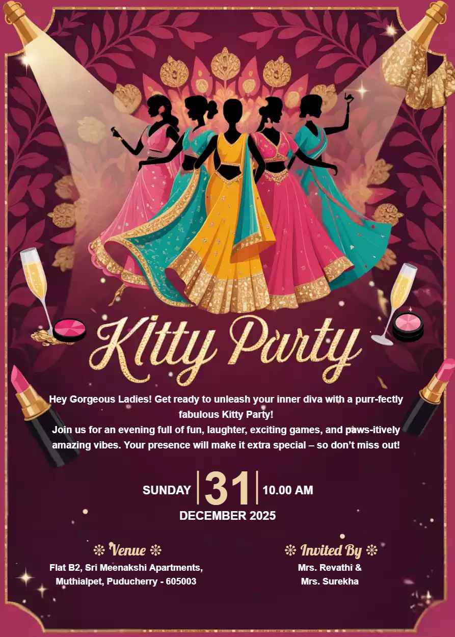 Kitty Invitation